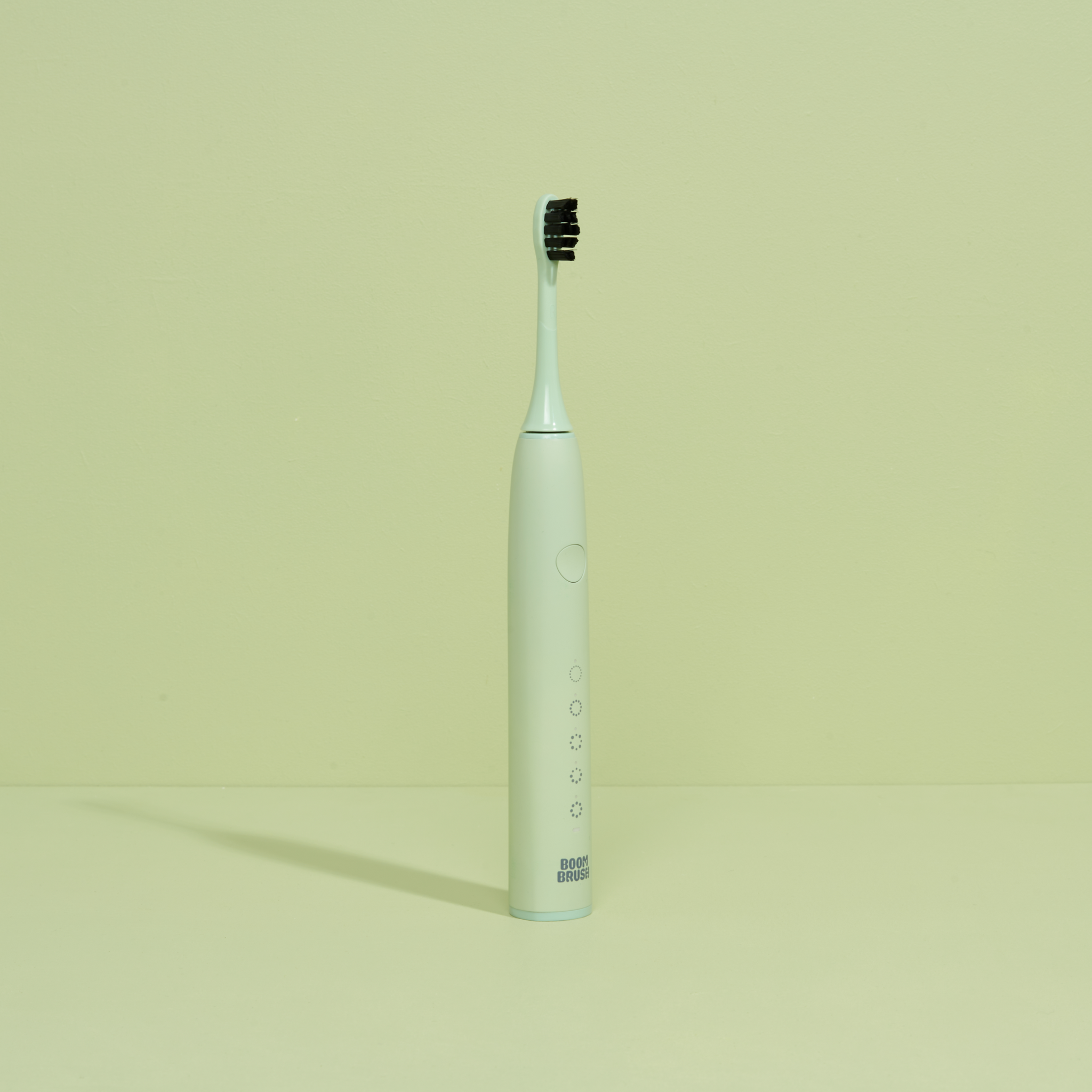 the brush heads green