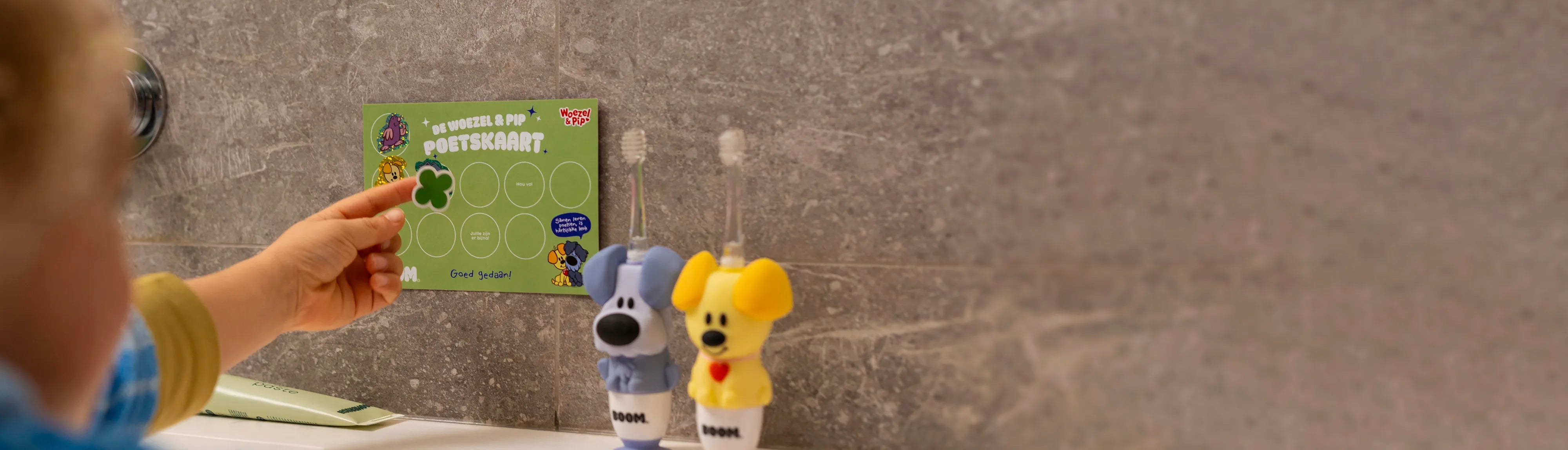 the Woezel & Pip brush