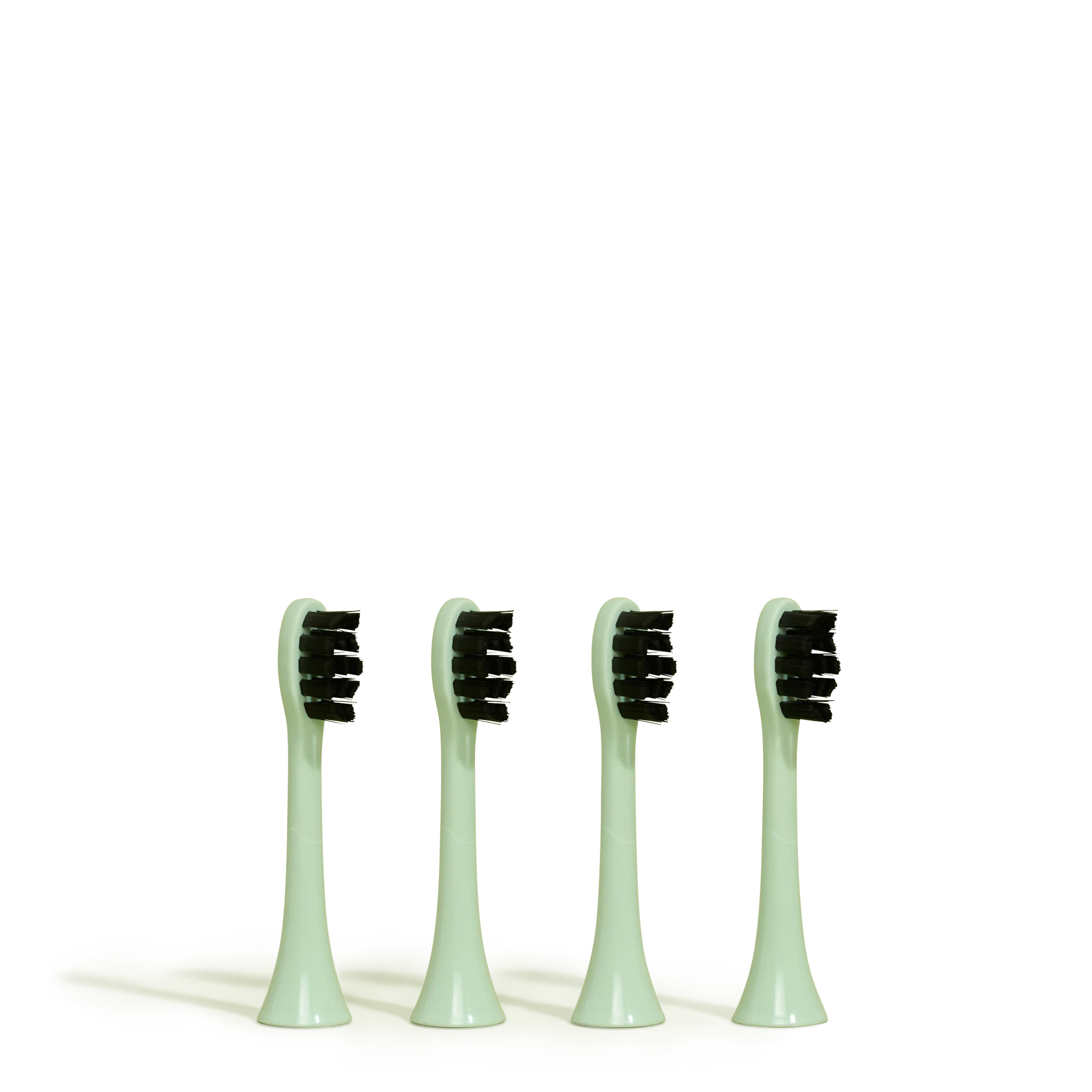 the brush heads green